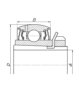 Подшипник шариковый ХАРП 680210 (680210А2НК7С17) Украина