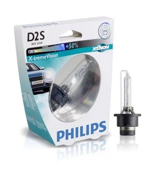 Лампа ксеноновая Philips D2S (P32d-2) (85V/35W) X-treme Vision (85122XVS1)