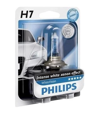 Лампа галогенова Philips H7 (PX26d) 12V/55W (12972WHVB1)