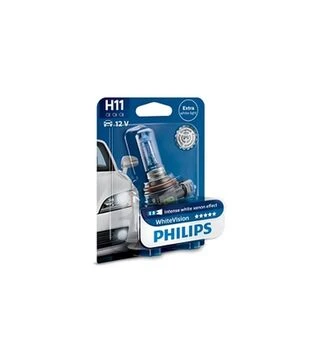 Лампа галогенова Philips H11 (PGJ19-2) 12V/55W (12362WHVB1)