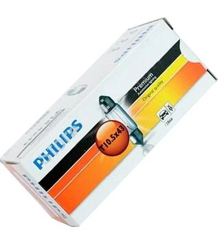Лампа софитная Philips C10W (T10,5&times;43) 12V/10W (АС 12-10)