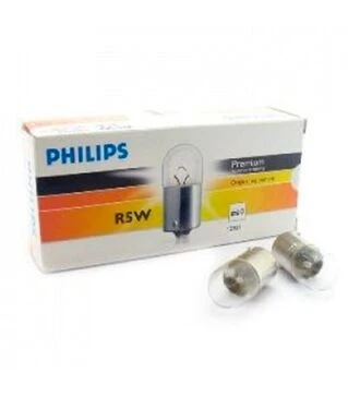 Лампа розжарювання Philips P21W (BA15s) 12V/5W (А 12-5-1)