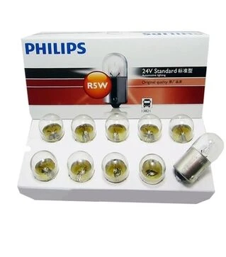 Лампа накаливания Philips R5W (BA15s) 24V/5W (А 24-5-1)