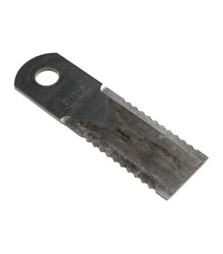 Ніж подрібнювача рухливий зубчастий JD 175x50x4,5 отвір 20,1 мм (1994760C4R/Z75875/Z103205/84068444)