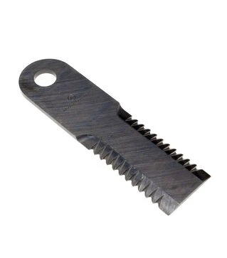 Ніж подрібнювача рухливий зубчастий JD 187x50x5 отвір 19,6 мм (H212698)