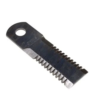 Ніж подрібнювача рухливий зубчастий NH/Case 175x50x4,5 отвір 20,1 мм (1994760C4R/Z75875/Z103205/84068444)