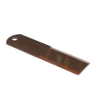 Нож измельчителя гладкий Claas/JD 195x50x3 отверстие 12 мм (31462449)