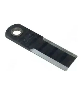 Нож измельчителя подвижный гладкий Claas 175x50x4 отверстие 20 мм (000755874.0/000755874)