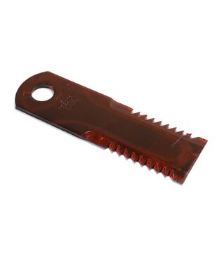 Нож измельчителя подвижный зубчатый Case/NH CX8080/CR9080 173x50x5 отверстие 20,5 мм (87318316)