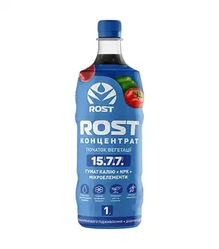 Біостимулятор Rost (Рост) Концентрат 15-7-7, 1 л (Kisson-agro)