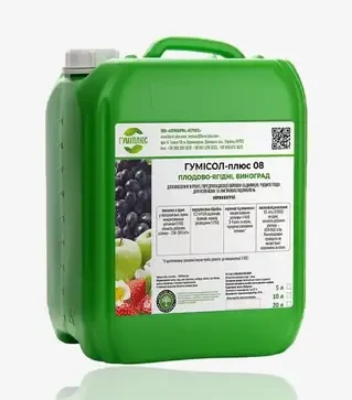 Біодобриво Гумiсол-Плюс Плодово-ягідні, виноград, 10 л (Humiplus)