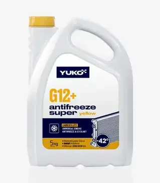 Антифриз Yuko -40 Super G12+ жовтий, 5 кг