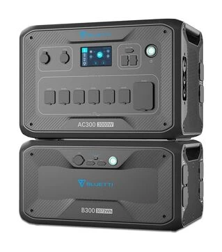 Комплект зарядних станцій BLUETTI AC300 + B500K, 5120 Вт*год, 1420000 mAh, 3 кВт (PB931606)