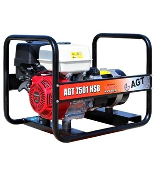 Генератор бензиновый AGT 7501RaSB (6.4 кВА) (AGT7501RaSB)