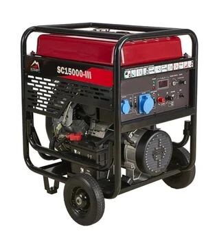 Бензиновый генератор VULKAN SC15000-III 12 кВт, однофазный