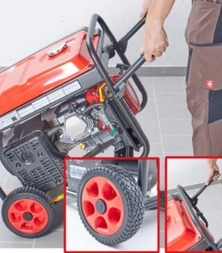 Генератор бензиновий гібридний HECHT GG 11000, одно/трифазний