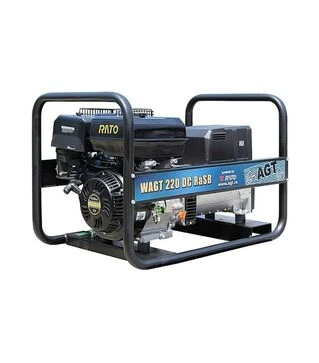 Генератор зварювальний бензиновий AGT WAGT 220 DC RaSB, 3,5/6,5кВА, 3,5/5,2 кВт, трифазний (WAGT220DCRaSB)