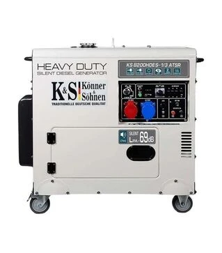 Генератор дизельный K&ouml;nner&amp;S&ouml;hnen KS 8200HDES-1/3 ATSR, одно/трехфазный (KS 8200HDES-1/3 ATSR)