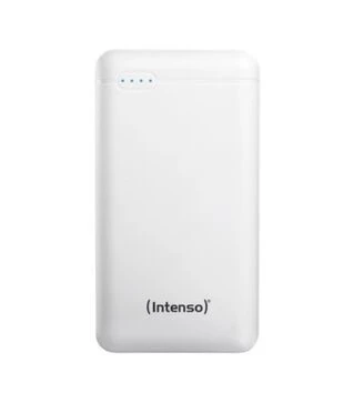 Універсальна мобільна батарея Intenso XS20000, 20000 mAh, USB Type-C, USB-A, 5 В, 3,1 A, White (7313552)