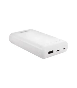 Універсальна мобільна батарея Intenso XS20000, 20000 mAh, USB Type-C, USB-A, 5 В, 3,1 A, White (7313552)