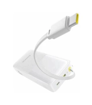 Универсальная мобильная батарея Baseus EnerFill FC51 Bipow2 Pro 20000 mAh, 22,5W, White (E0027700)