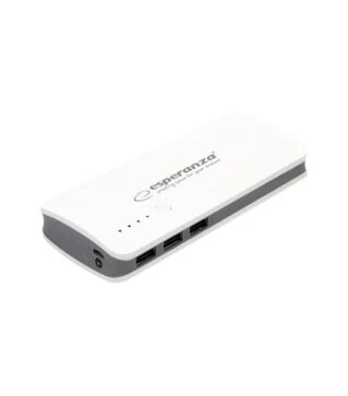 Універсальна мобільна батарея Esperanza 8000 mAh, White-Grey (EMP106WE)