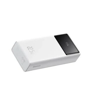 Универсальная мобильная батарея Baseus Star Lord Display 30000 mAh, 22,5W, PD, 3.0 QC, White (PPXJ080102)