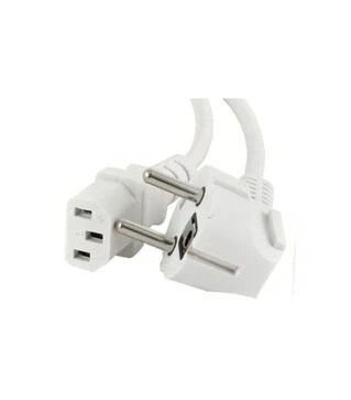 Кабель живлення Cablexpert C13, 1,8 м, White (PC-186W-VDE)