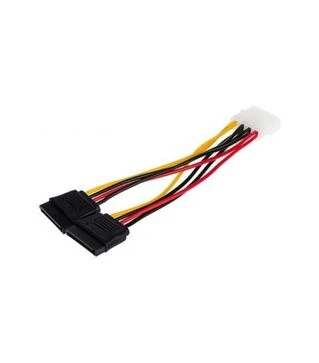 Кабель живлення Atcom Molex - 2xSATA 0,2 м (16148)
