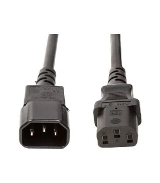 Кабель живлення PowerPlant C13 - C14, 2 м, 1,5 мм&sup2; (CC360352)