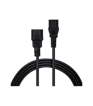 Кабель живлення Vinga C13 &ndash; C14, 3 м, 1 мм&sup2; (VCPP1C13143BK)