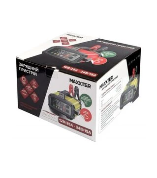 Зарядний пристрій для АКБ Maxxter 12&ndash;24В, 25А (MX-CHR-1224V25M)
