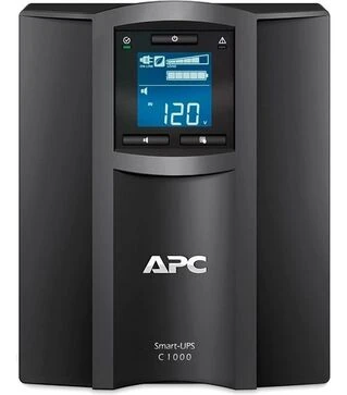 Джерело безперебійного живлення APC Smart-UPS C 1000VA/600W, LCD, USB, SmartConnect, 8xC13 (SMC1000IC)