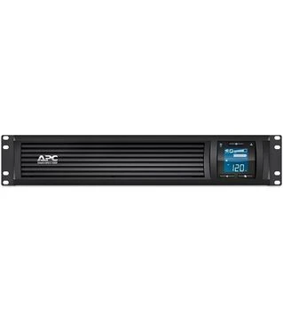 Джерело безперебійного живлення APC Smart-UPS C 1000VA/600W, RM 2U, LCD, USB, SmartConnect, 4xC13 (SMC1000I-2UC)