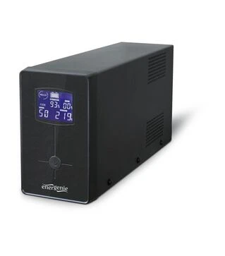 Джерело безперебійного живлення EnerGenie 650VA/360W LCD, USB (EG-UPS-031)