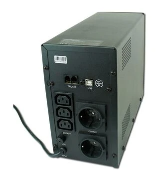 Джерело безперебійного живлення EnerGenie 1200VA/720W LCD, USB (EG-UPS-033)
