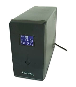 Джерело безперебійного живлення EnerGenie 1500VA/900W LCD, USB (EG-UPS-034)