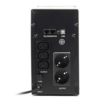 Джерело безперебійного живлення EnerGenie 2000VA/1200W LCD, USB (EG-UPS-035)