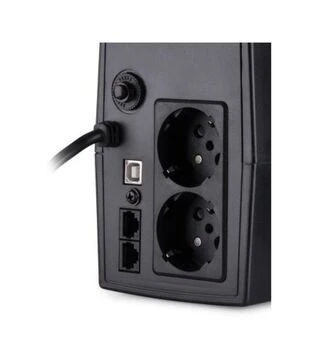 Источник бесперебойного питания Vinga VPE-600PU LED 600VA Plastic Case, 600VA/360W, USB (VPE-600PU)