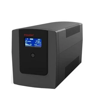Источник бесперебойного питания 2E 2E-DD1200, 1200VA/720W, LCD, USB, 3xSchuko (2E-DD1200)