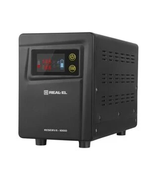Источник бесперебойного питания REAL-EL RESERVE-1000, 1000VA/600W (EL122100004)