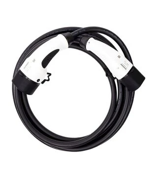 Зарядний кабель для електромобілів Duosida Type 2 &ndash; Type 2, 22 кВт, 3 фази, 5 м (EV200153)