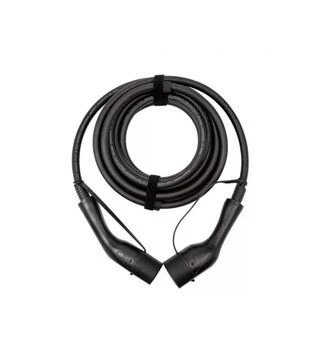 Зарядний кабель для електромобілів HiSmart Tesla &ndash; Type 2, 7,2 кВт, 1 фаза, 5 м (EV200825)