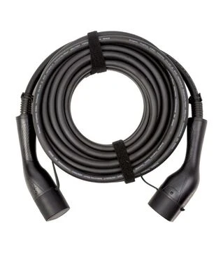 Зарядний кабель для електромобілів Duosida Type 2 &ndash; Type 2, 22 кВт, 3 фази, 7 м (EV200832)