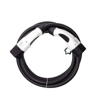 Зарядний кабель для електромобілів Duosida Type 2 &ndash; Type 2, 22 кВт, 3 фази, 10 м (EV200054)