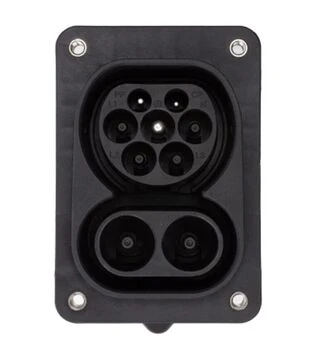 Розетка для электромобиля Duosida CCS Combo2 (Male), 200A, 3 фазы (EV200436)