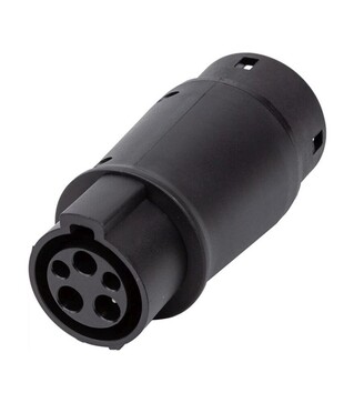 Адаптер для электромобиля HiSmart Type 2 (Female) &ndash; Type 1 (Male) (EV200481)