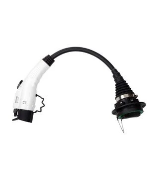 Адаптер кабеля для електромобіля Duosida Type 1 (Female) &ndash; Type 2 (Male) (EV200665)