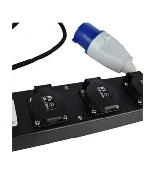 Мережевий подовжувач-адаптер Konner&amp;Sohnen 5000Вт, 3х5,5 мм&sup2;, 3 розетки, чорний, 1,5 м (KSEX1.5M-3S)