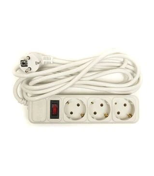 Сетевой удлинитель-фильтр PowerPlant JY-1054/3, 3x1,5 мм&sup2;, 3 розетки, 3 м (PPSA10M30S3)